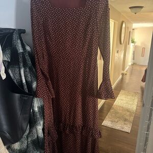 Elegant Polka Dot Dress